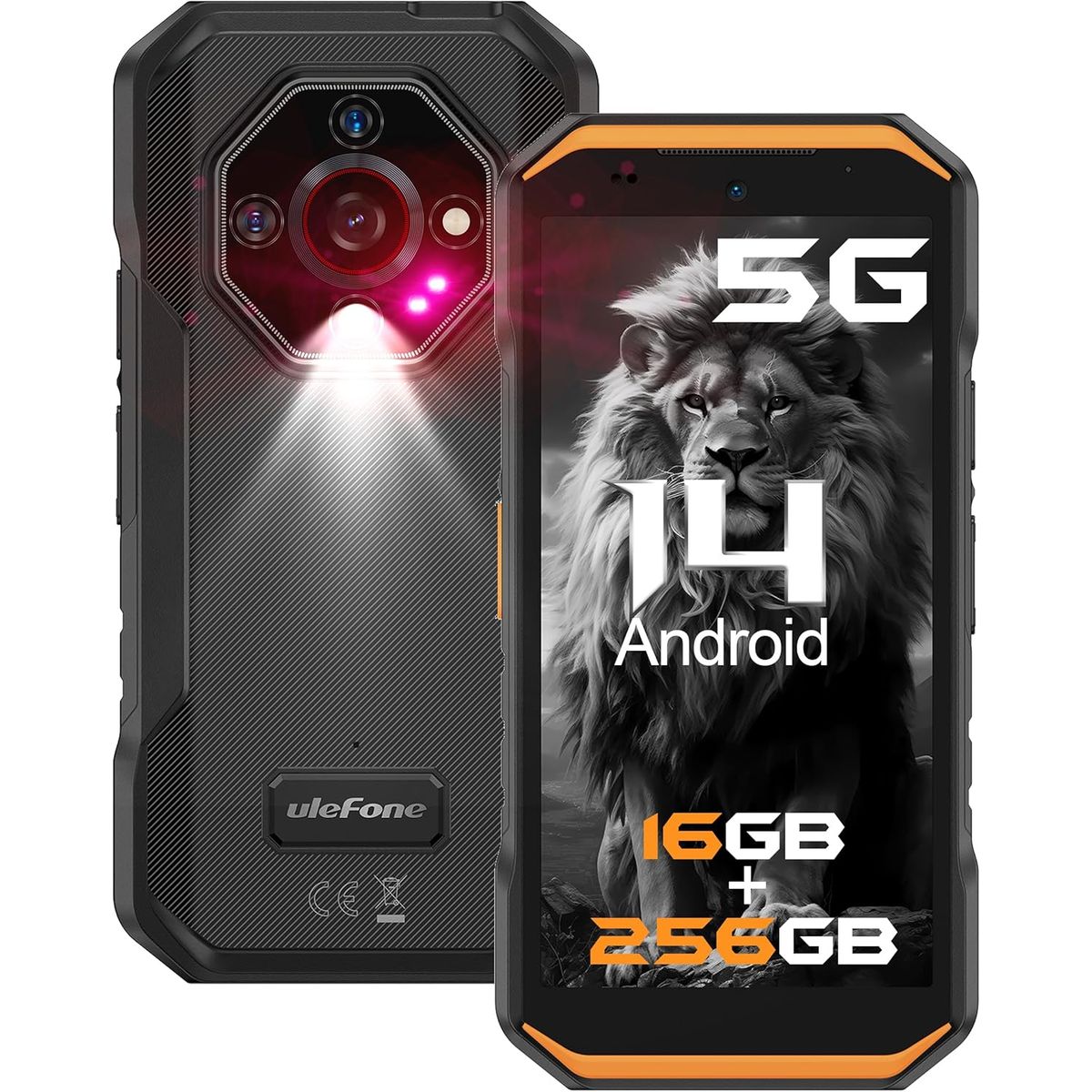 ULEFONE - Ulefone ArmorX32 Pro 5G Celular 16GB+256GB-orange