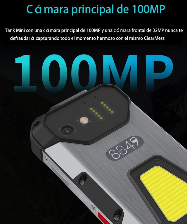 TankMini celular pantalla 4.3 16GB+256GB 100MP