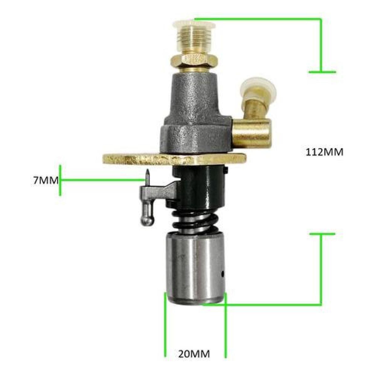 GENERICO - Bomba Inyectora Sin Solenoide Para Motor Petrolero 186f