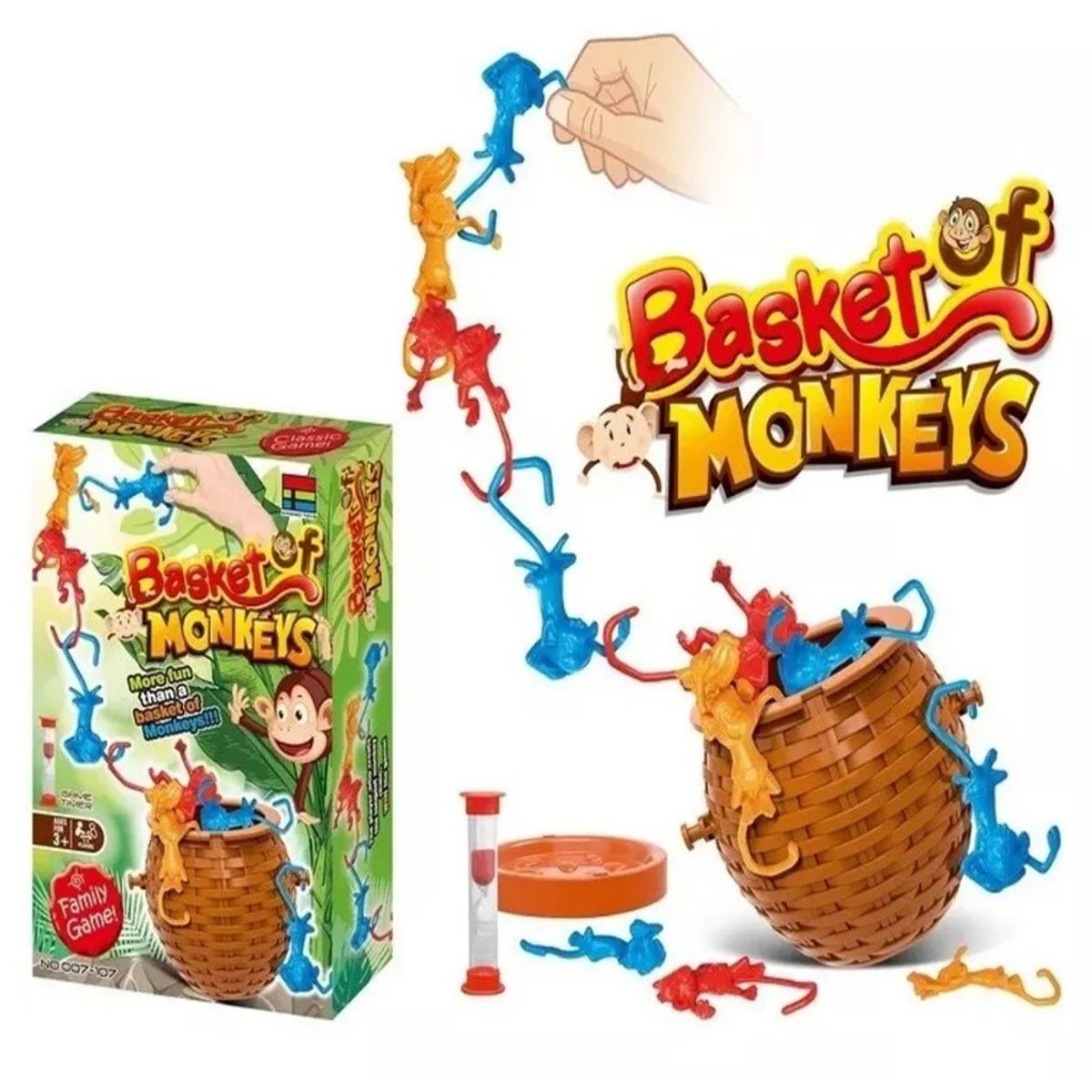 GENERICO - Juego Mental basket Of Monkeys Mono