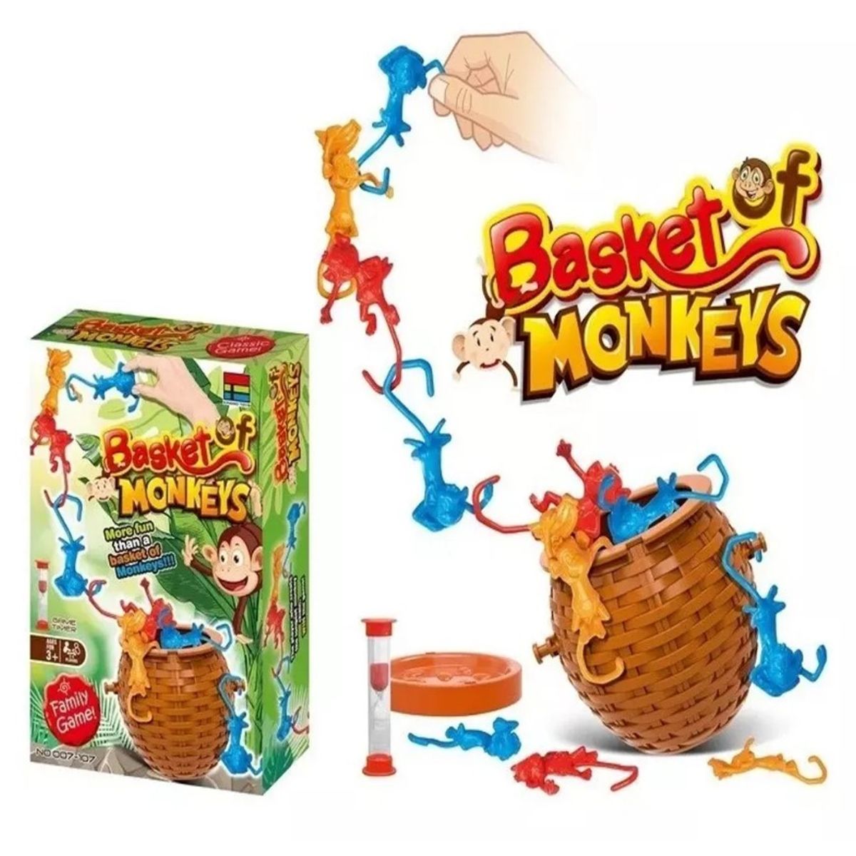 GENERICO - Juego Mental basket Of Monkeys Mono