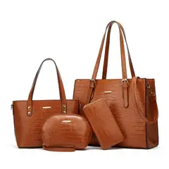 GIOIO - Set Cartera Tote, Cartera y Estuches Mujer