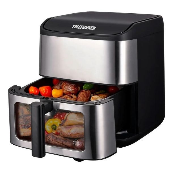 Freidora De Aire 9 Lts Easyfryer 9000 Acero Inoxidable