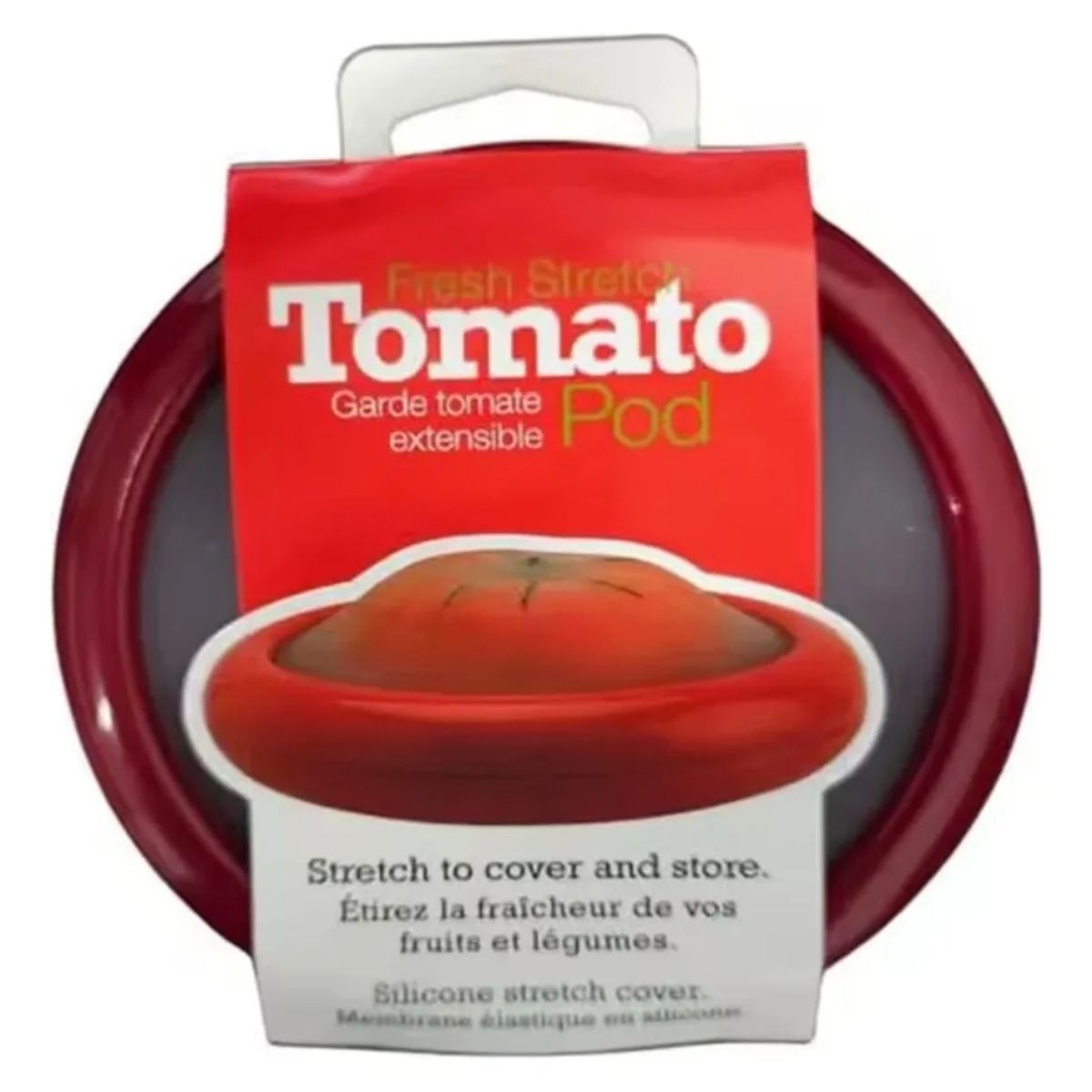 GENERICO - Contenedor Ahorro Alimentos Hermético Refrigerador 1 Unid Tomate