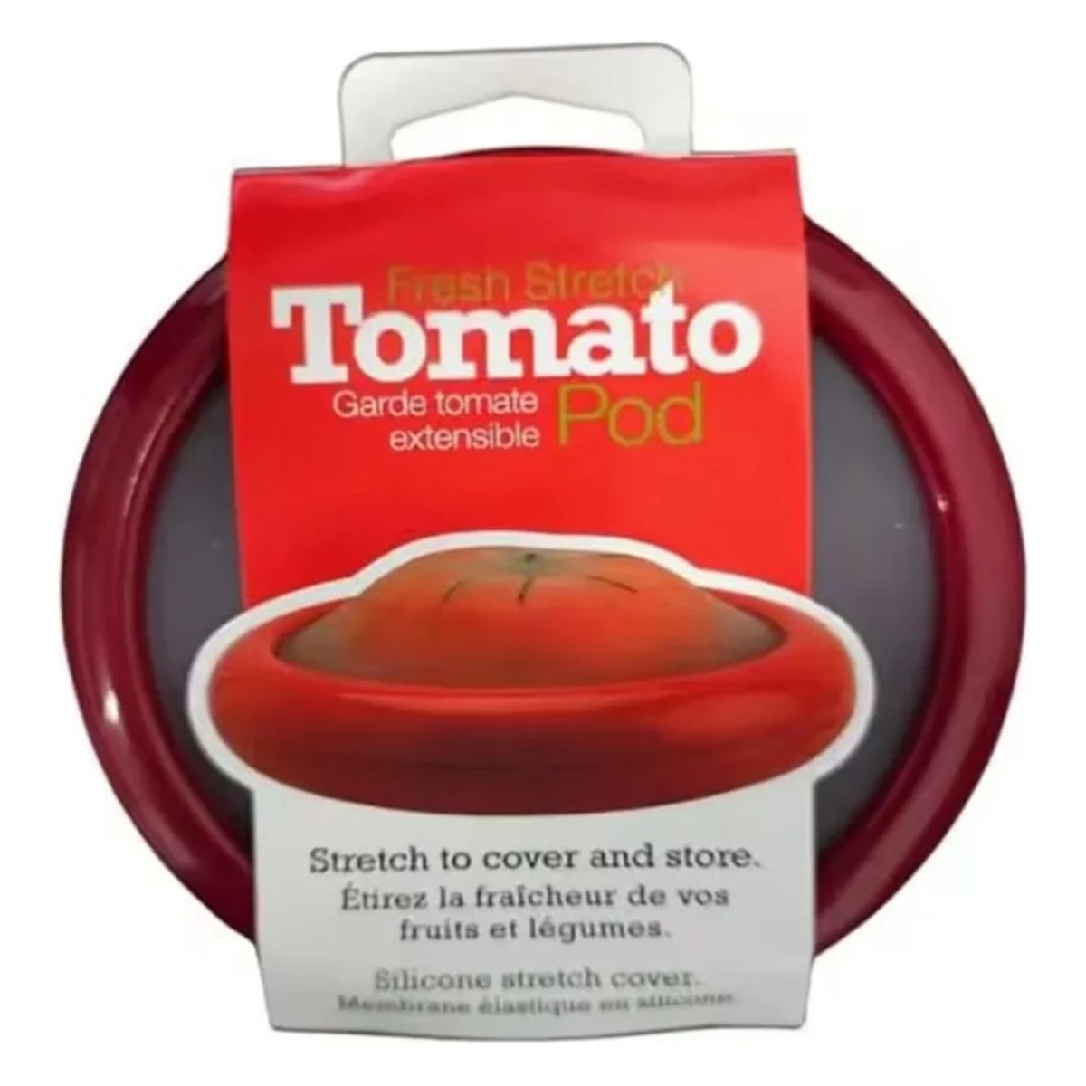 GENERICO - Contenedor Ahorro Alimentos Hermético Refrigerador 1 Unid Tomate