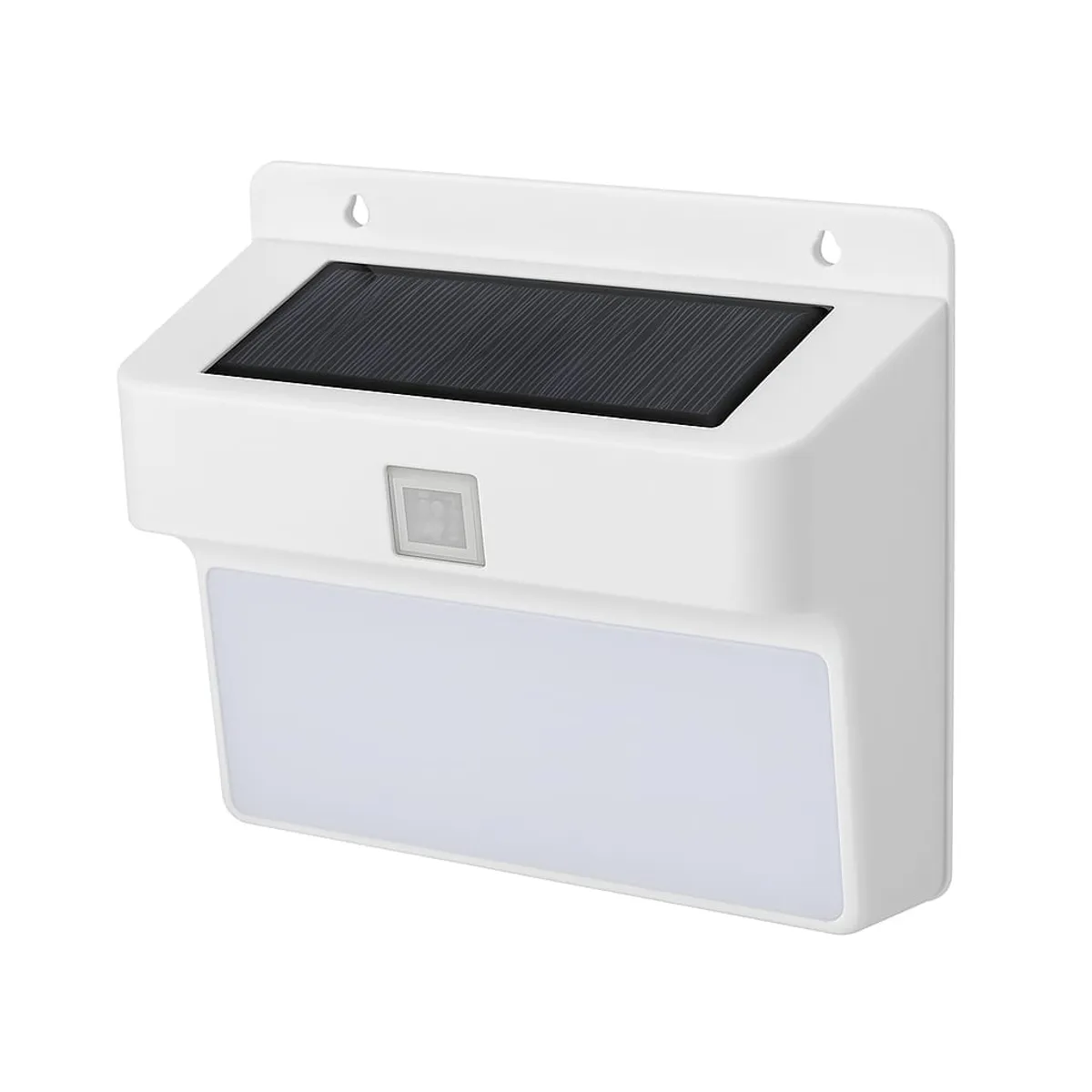 GENERICO - Aplique Lámpara Solar De Muro 27 Smd Con Sensor Ip65 Blanco