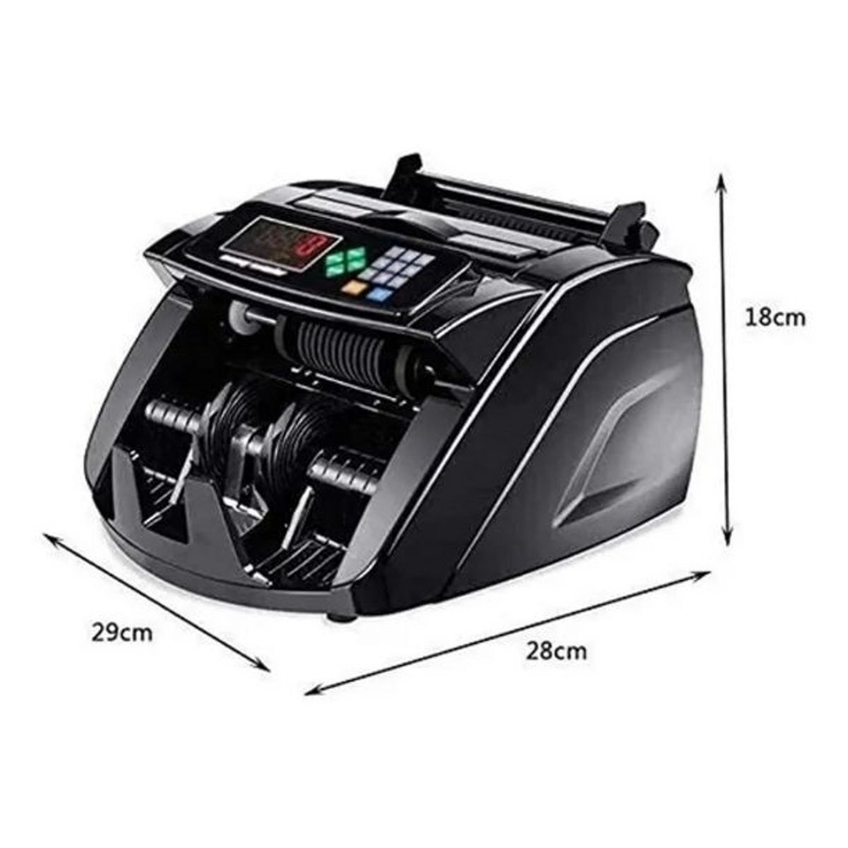 GENERICO - Contadora De Dinero Profesional Máquina Con Detección De Billetes Falsos - Pantalla Led