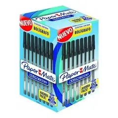 PAPER MATE - Boligrafo Kilometrico Negro Caja X 60 Unidades