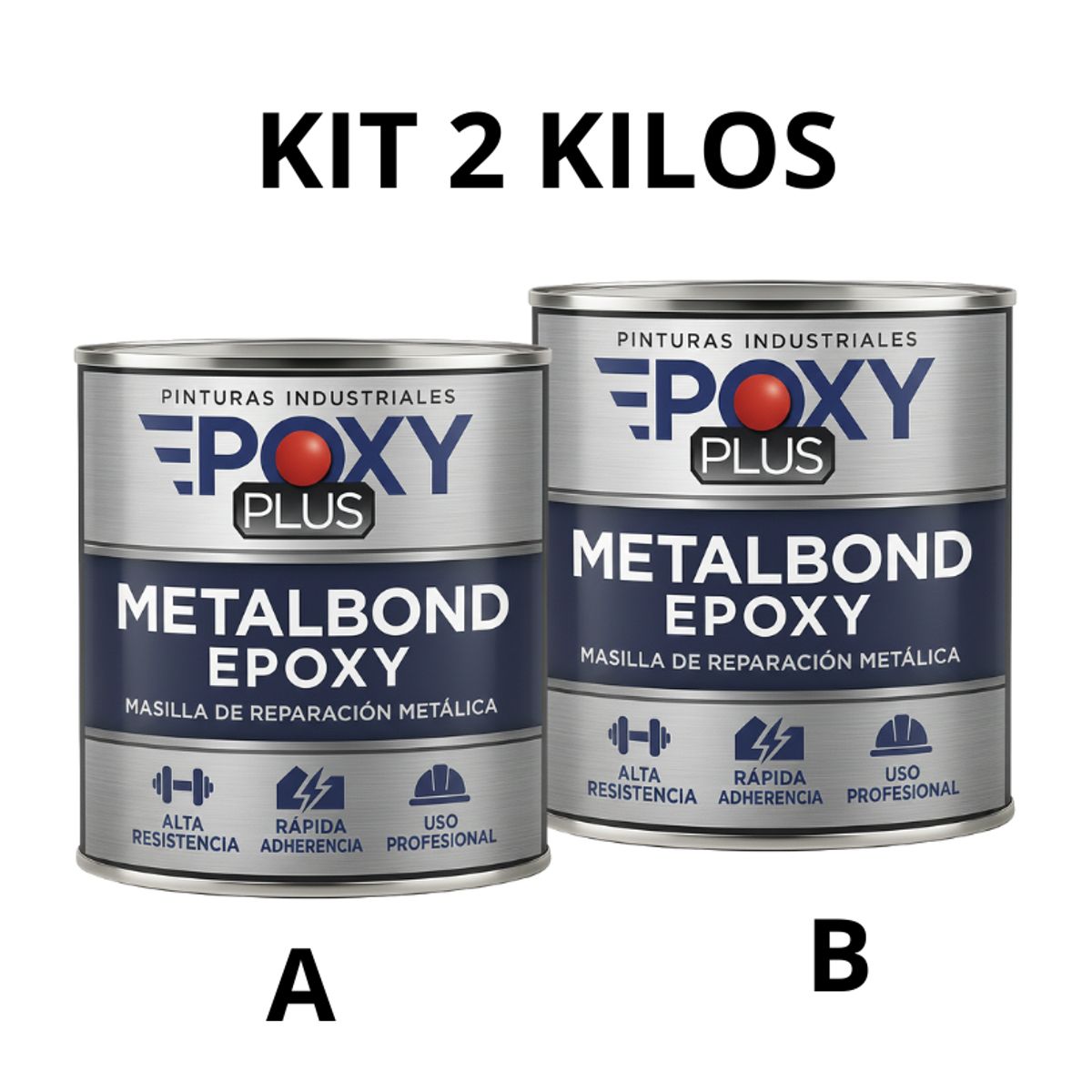 EPOXY - MetalBond Epoxy™️  Masilla de Reparación Metálica KIT 2KG