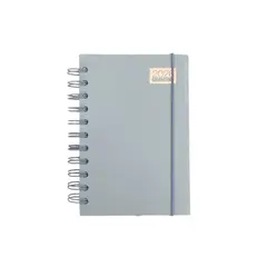 GENERICO - Agenda A6 Colores Pastel Diseño Kawaii 2026 Gris