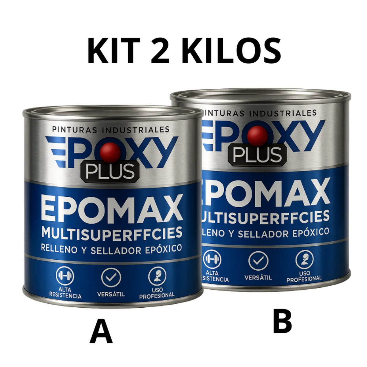 EPOXY - EpoMax Multisuperficies™️  Relleno y Sellador Epóxico KIT 2KG