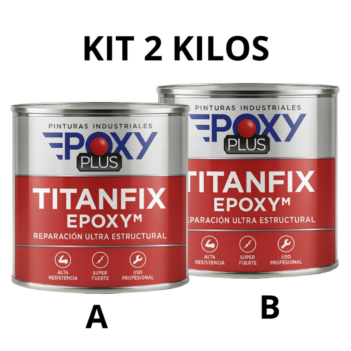 EPOXY - TitanFix Epoxy™️  Reparación Ultra Estructural masilla KIT 2KG