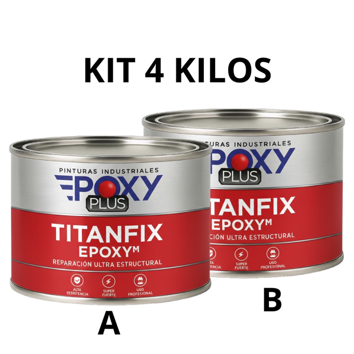 EPOXY - TitanFix Epoxy™️  Reparación Ultra Estructural masilla KIT 4KG
