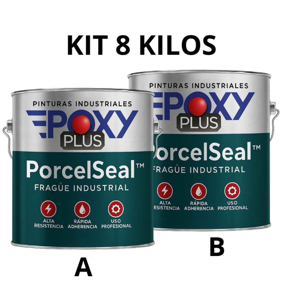 EPOXY - PASTA IMPERMEABLE ANTIHONGOS - PorcelSeal™ - Fragüe Industrial  KIT 8KG