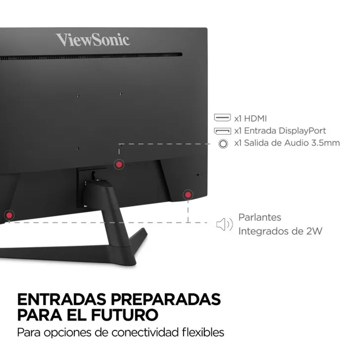 VIEWSONIC - Monitor VX2429 ViewSonic 24p de 1080p 200Hz de 1ms