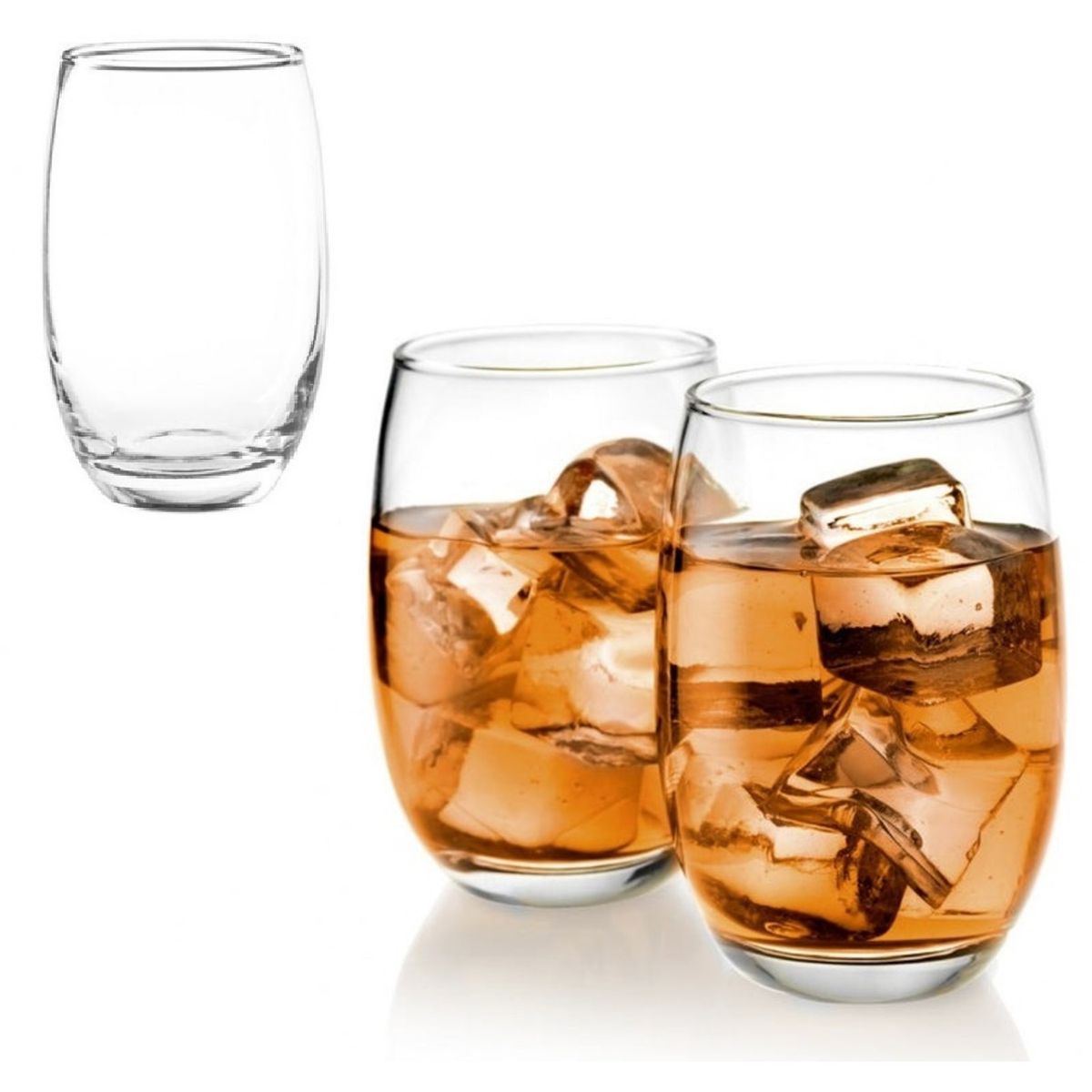 CRISTAR - SET DE 6 VASOS BAJOS 460CC MIKONOS