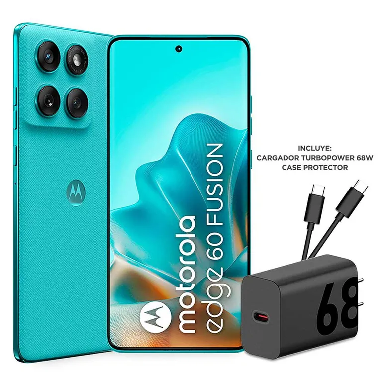 Edge 60 Fusion 256GB 8GB RAM Verde Pantalla 6.7″ Cámara 50MP Batería 5000mAh Liberado