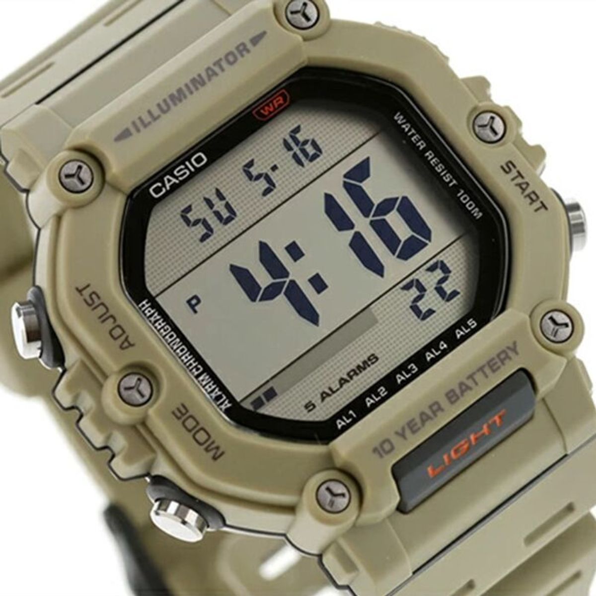 CASIO - RELOJ CASIO AE1600H-5AV HOMBRE ILUMINATOR SUMERGIBLE