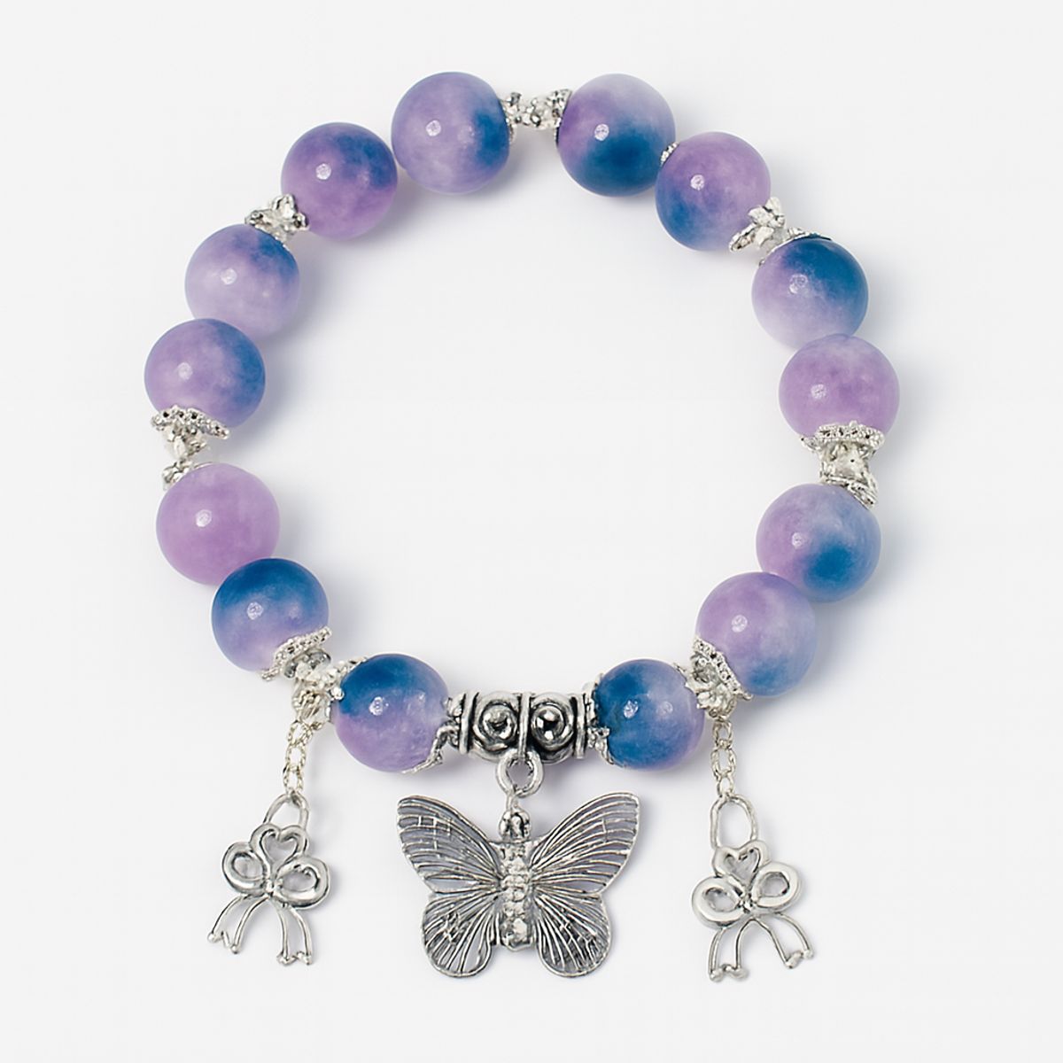 KIRAMA CLOTHING STORE - Pulsera con Cuentas de Vidrio y Charms