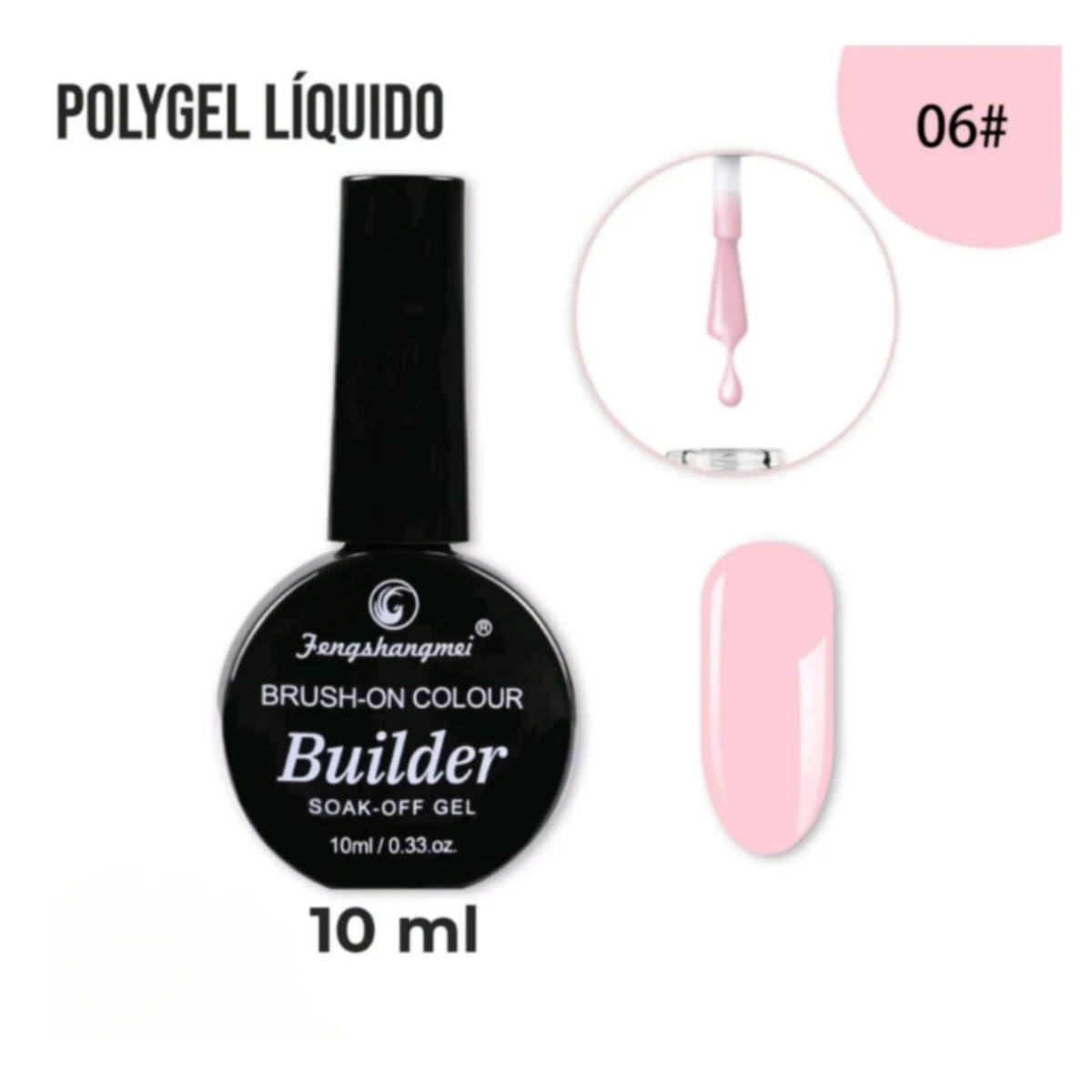 GENERICO - Builder Gel Constructor Extencion Uñas 10ml Color06