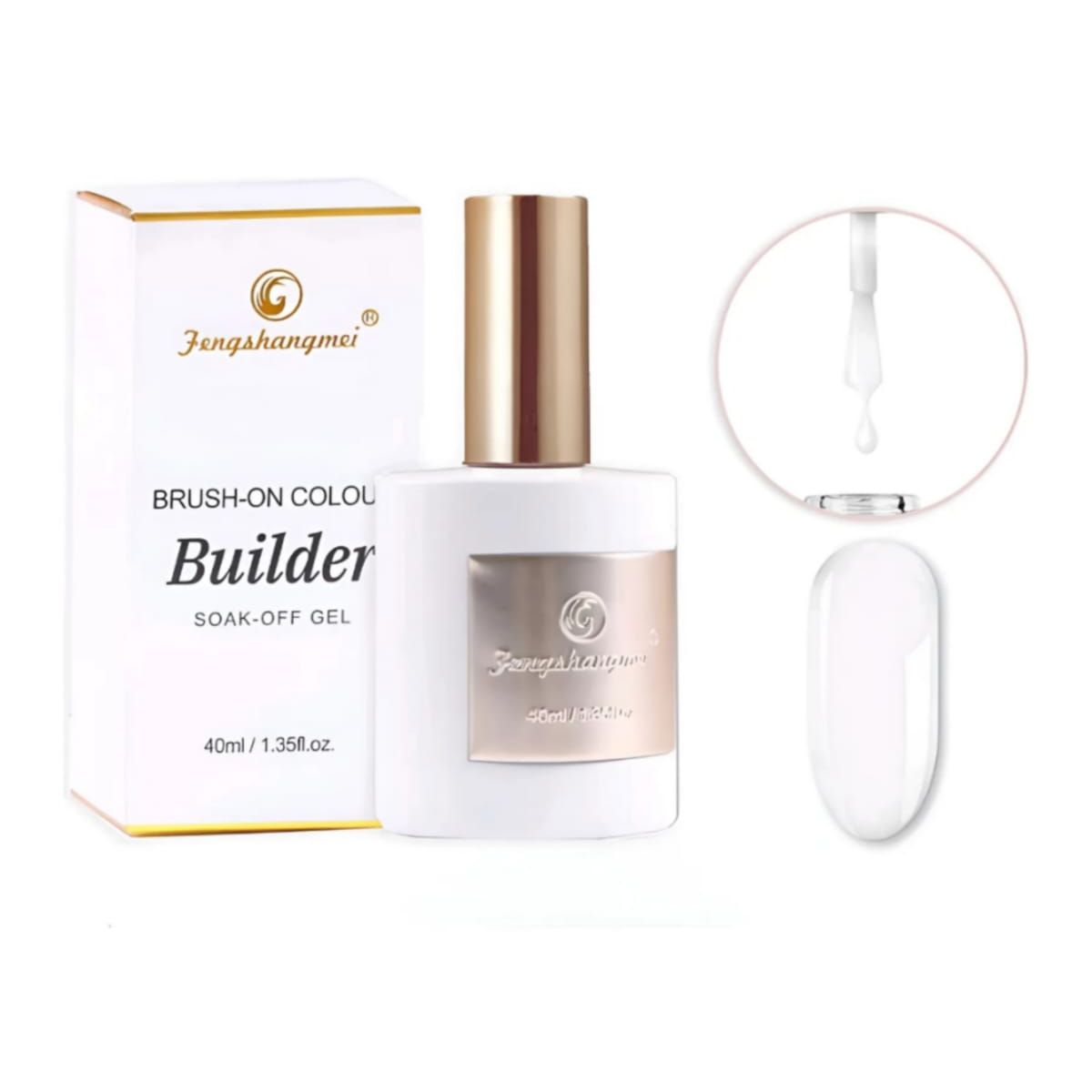 GENERICO - Builder Gel Constructor Extencion Uñas 40ml Transparente01