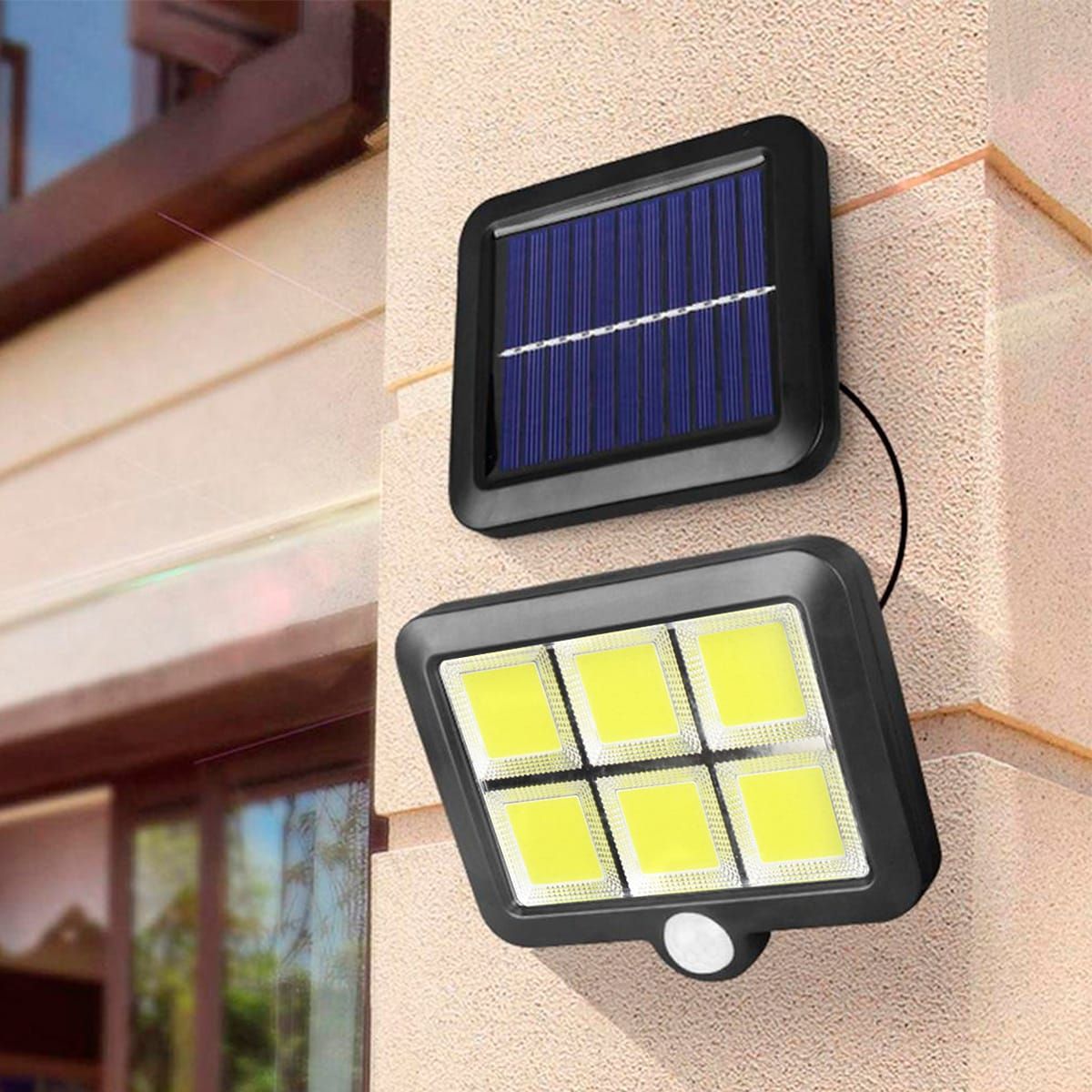 IRM - Foco Led Reflector Con Panel Solar 5 Metros
