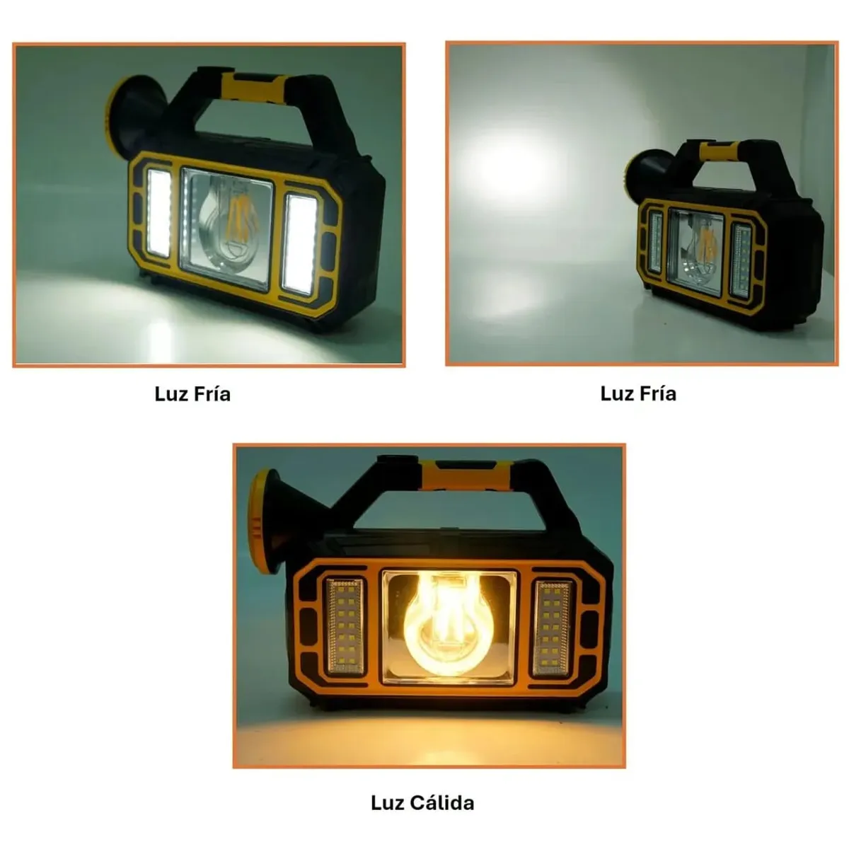 IRM - Linterna Solar Led Ampolleta Vintage Cálida