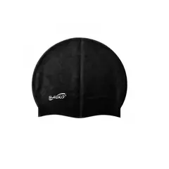 SAEKO - GORRA NATACION SILICONA NEGRA