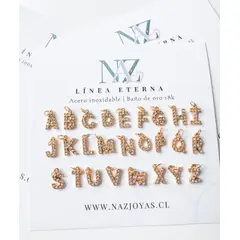 NAZ - Collar baño de oro con inicial K