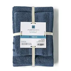 CANNON - Set 2 Toallas Af 100% Algodón 400gr Baño Mano