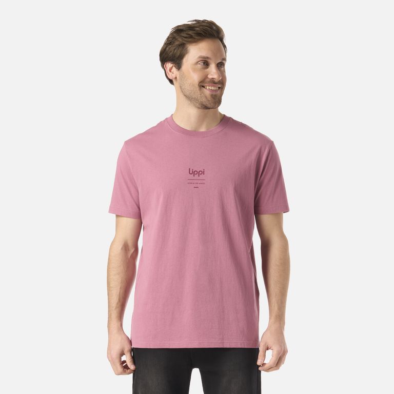 Polera Hombre Adventure Page T-Shirt Rosa Oscuro Rosa Oscuro S