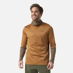 LIPPI - Polerón Hombre Maestri Nano-F 1/4 Zip Hoody Cafe Claro