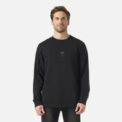 LIPPI - Polerón Hombre Ulmo Mid Point Crewneck Sweatshirt Negro