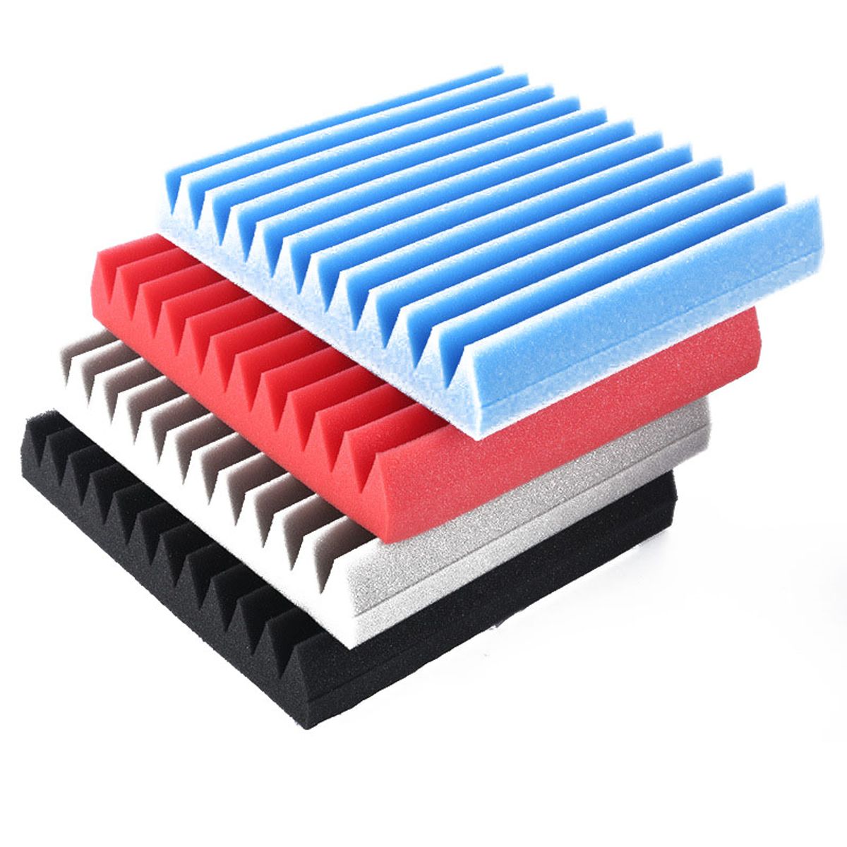 GENERAL - 5pcs Algodón De Aislamiento Acústico Autoadhesivo