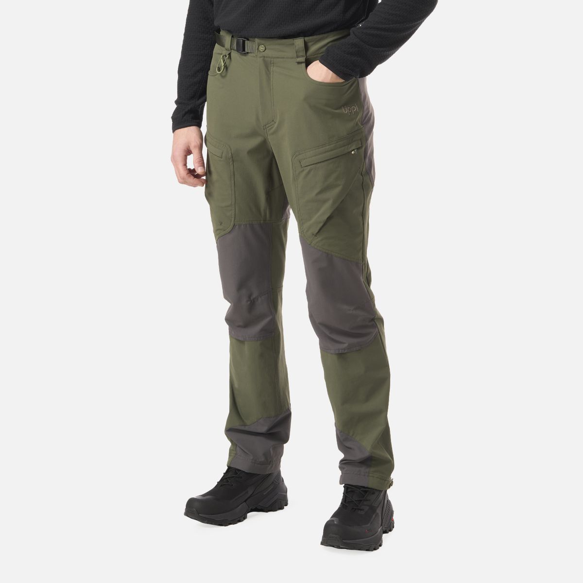 LIPPI - Pantalón Hombre Wollaston Mountain Q-Dry Regular Fit Pants Verde Musgo