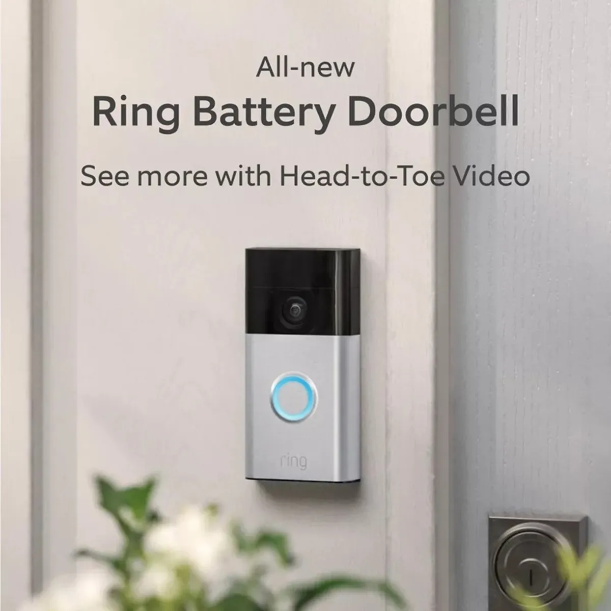 RING - Timbre Ring Battery Doorbell Color Niquel