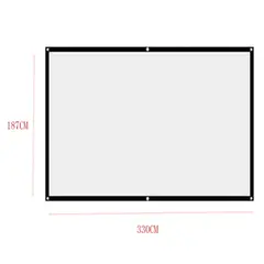 GENERAL - Telón Suave De Proyección De Tela De Cine Hd 4k 150in