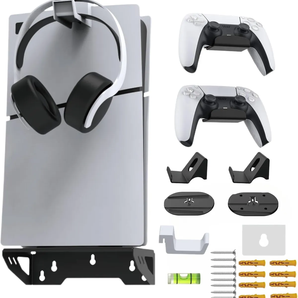 KUANGYE - Soporte Para Consola Para Ps5 Para Pared Muro Negro Slimpro