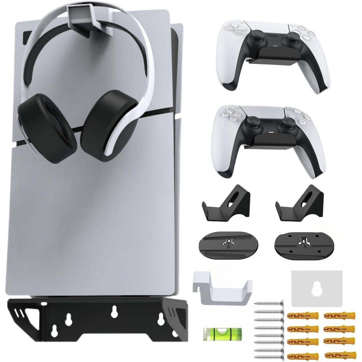 KUANGYE - Soporte Para Consola Para Ps5 Para Pared Muro Negro Slimpro