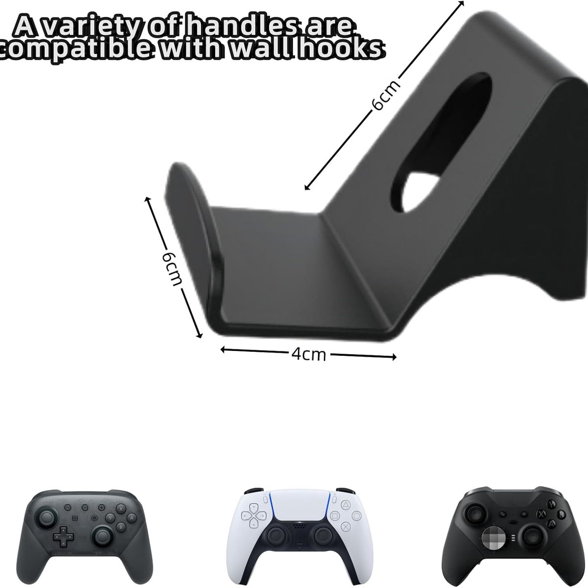 KUANGYE - Soporte Para Consola Para Ps5 Para Pared Muro Negro Slimpro