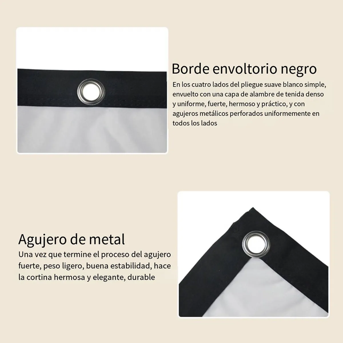 GENERICO - Telón De Proyección 100 Pulgadas Formato 16:9 Para Cine En Casa