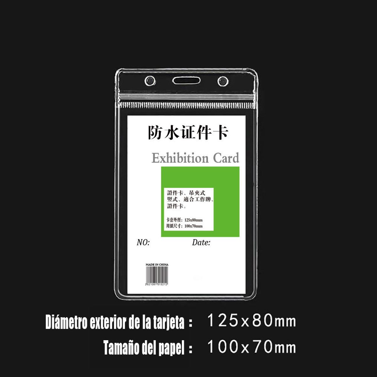 GENERAL - 10pcs Transparente Id Bus Estudiante Card Card Sleeves