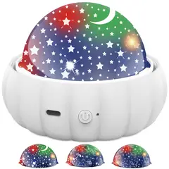 LUKOVEE - Lampara Led Astronauta De Mesa Proyector Estrellas Galaxia