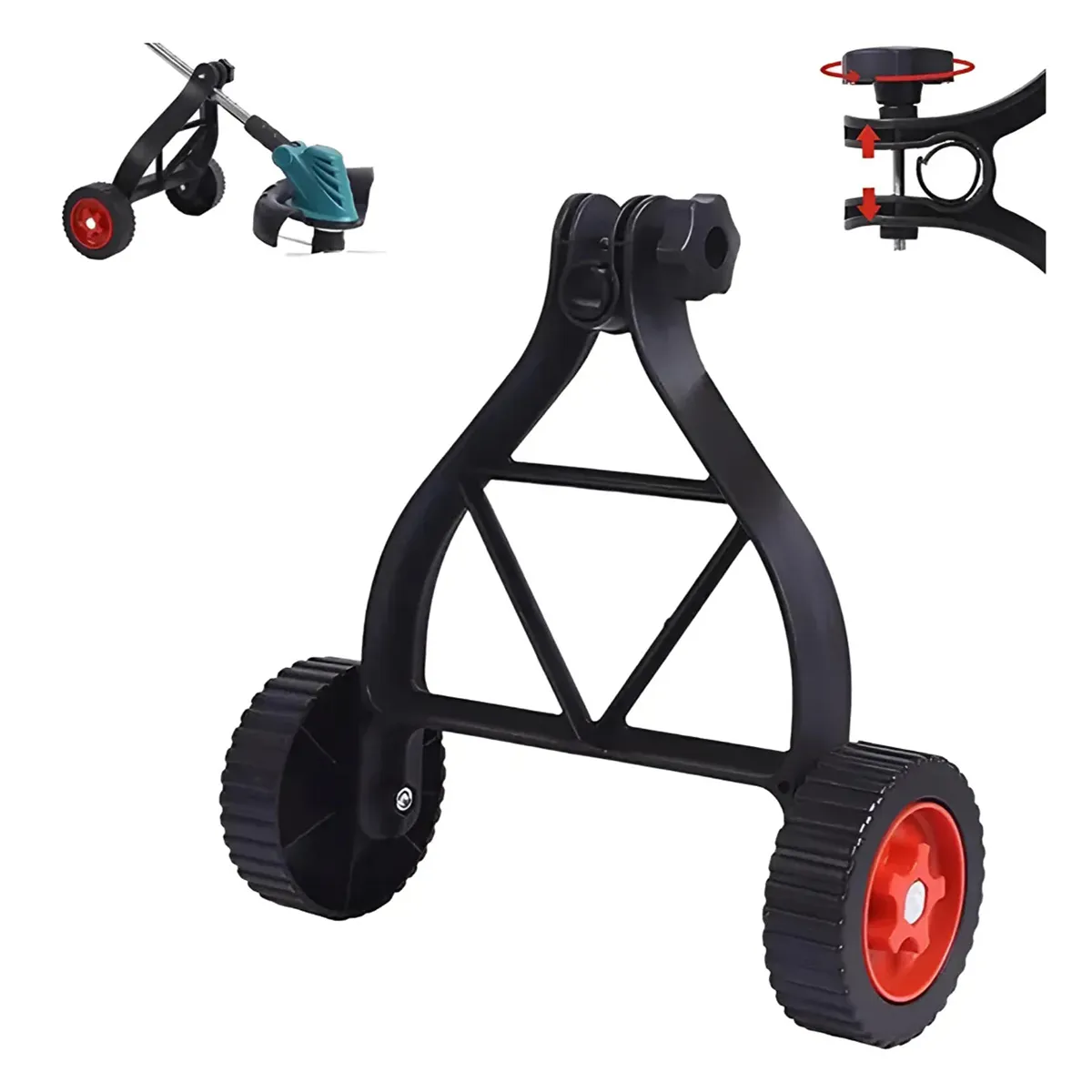 KINDA NICE - Rueda De Apoyo Para Accesorios De Ruedas De Cortacésped