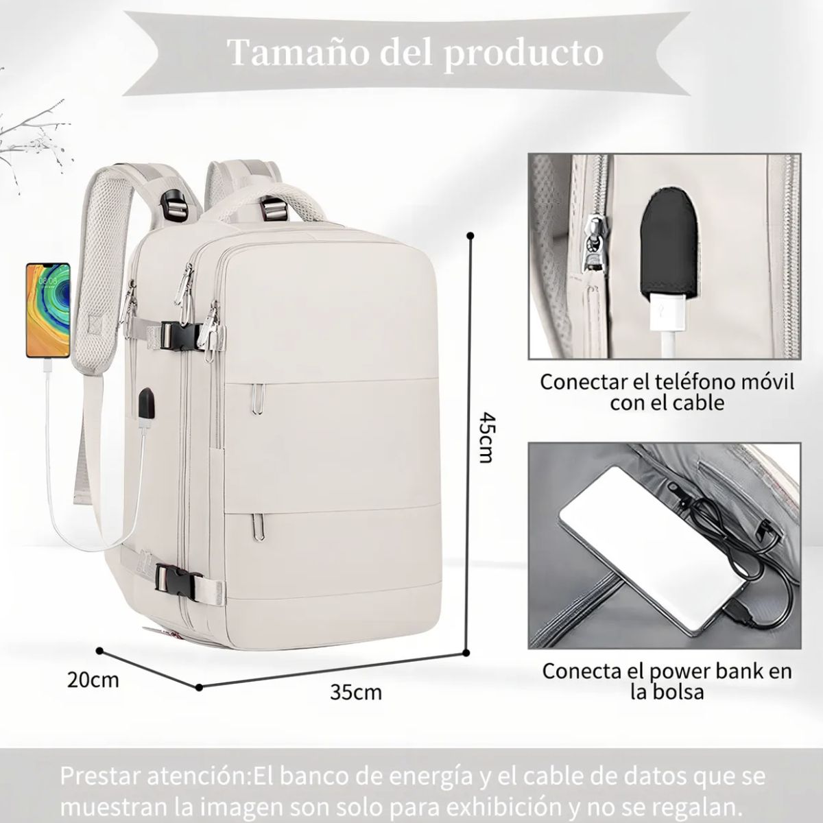 MOMO - Mochila de Viaje Outback Escalable Cabina