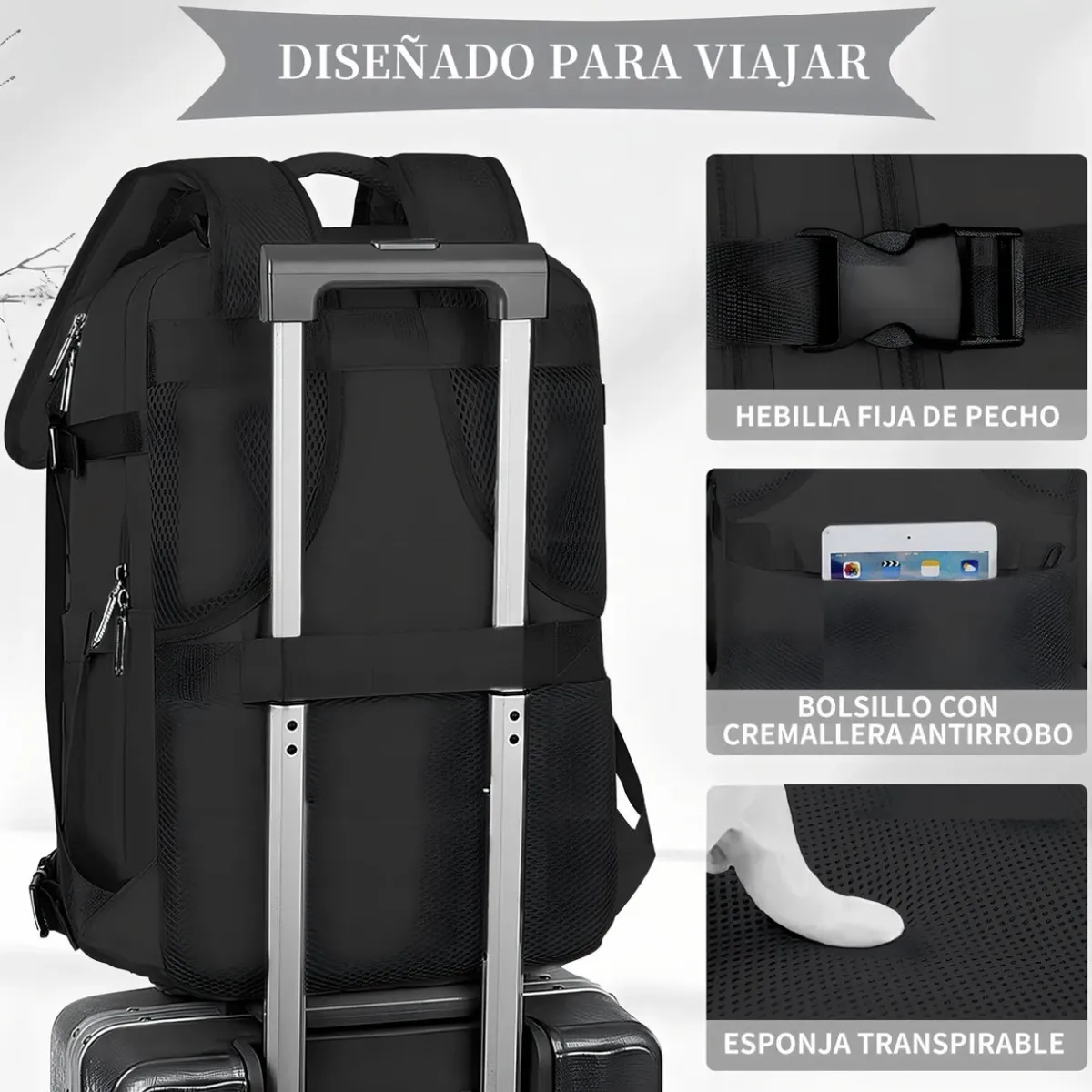 MOMO - Mochila de Viaje Outback Escalable Cabina