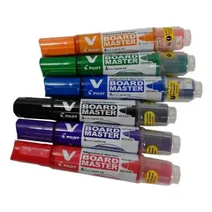 PILOT - Plumón De Pizarra V Board Master Recargable Punta Media Negro