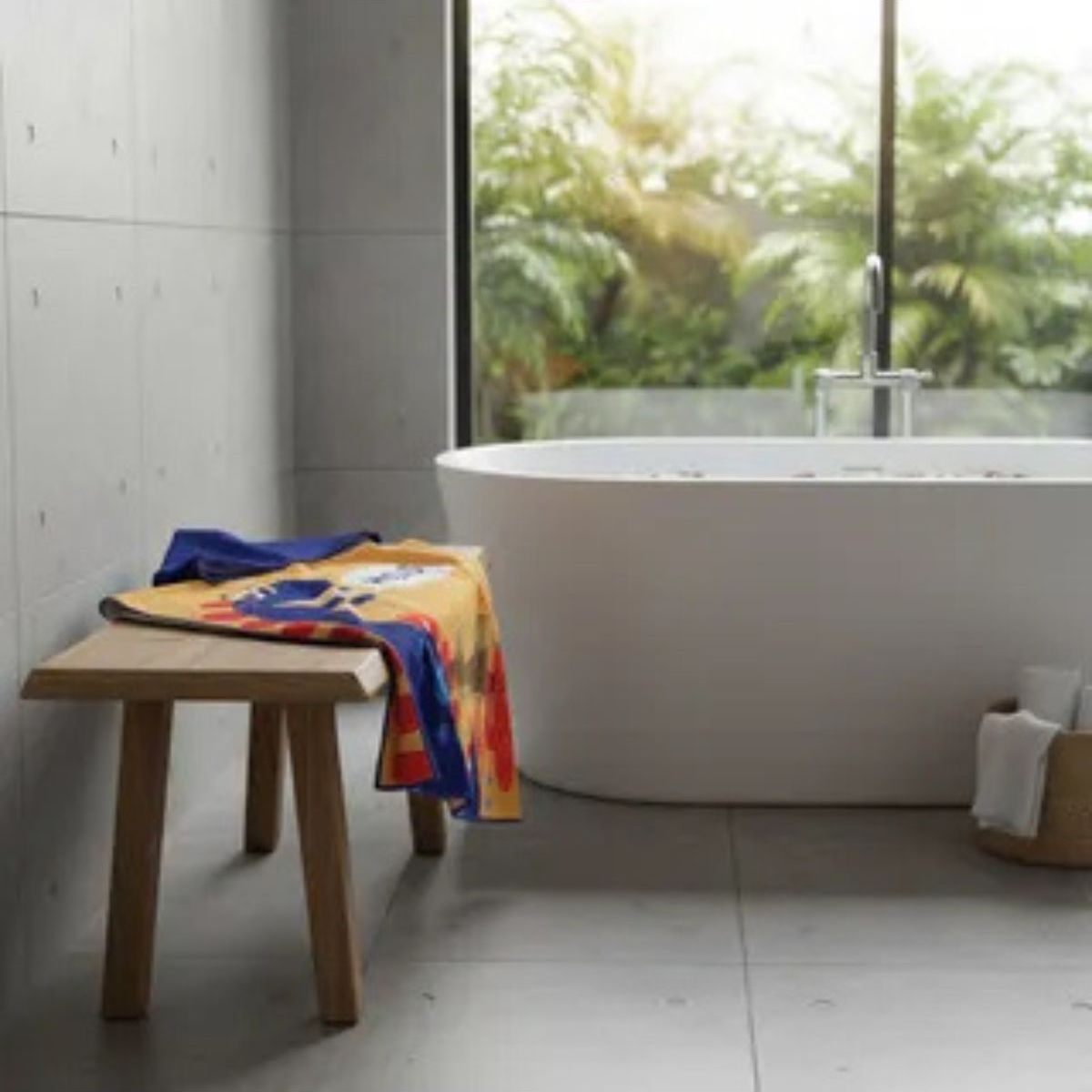 LOOK SHOP - Toalla Playa Piscina Niño Capucha Diseño Dinosaurio Hello Amarillo