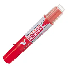PILOT - Plumón De Pizarra V Board Master Recargable Punta Media Rojo