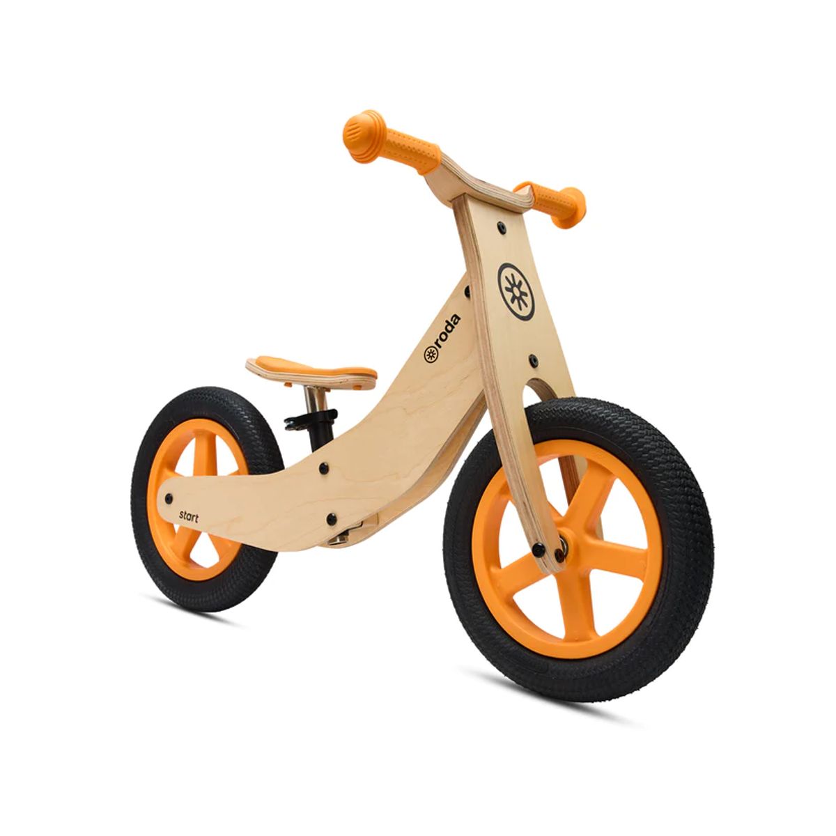 RODA - Bicicleta Aprendizaje Madera Naranja Roda Clasica Juguete
